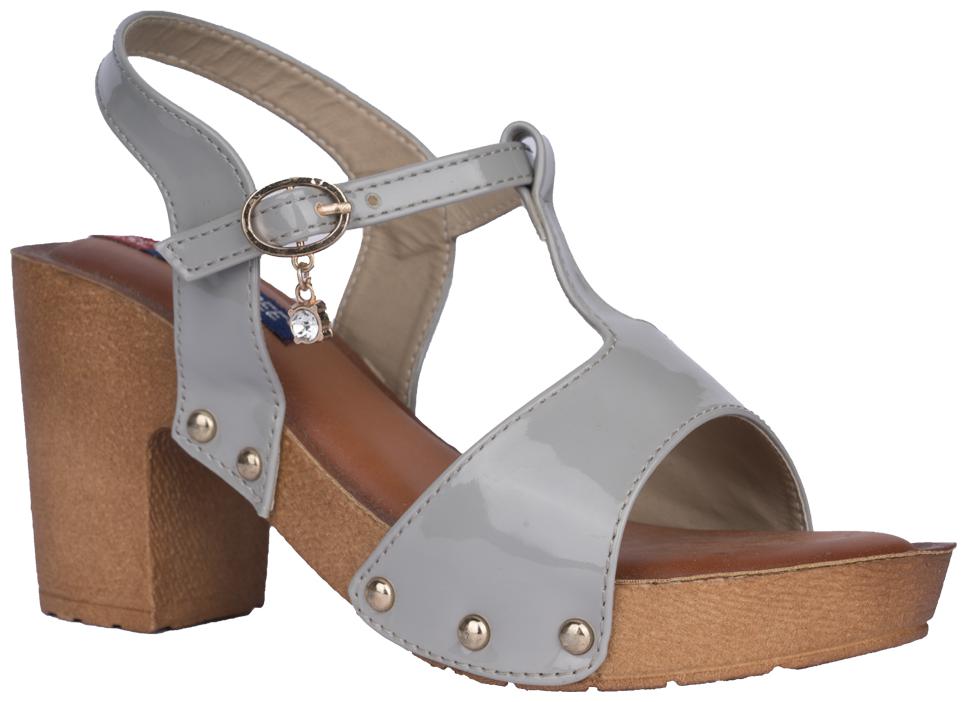 

MSC Women Grey Heeled Sandals