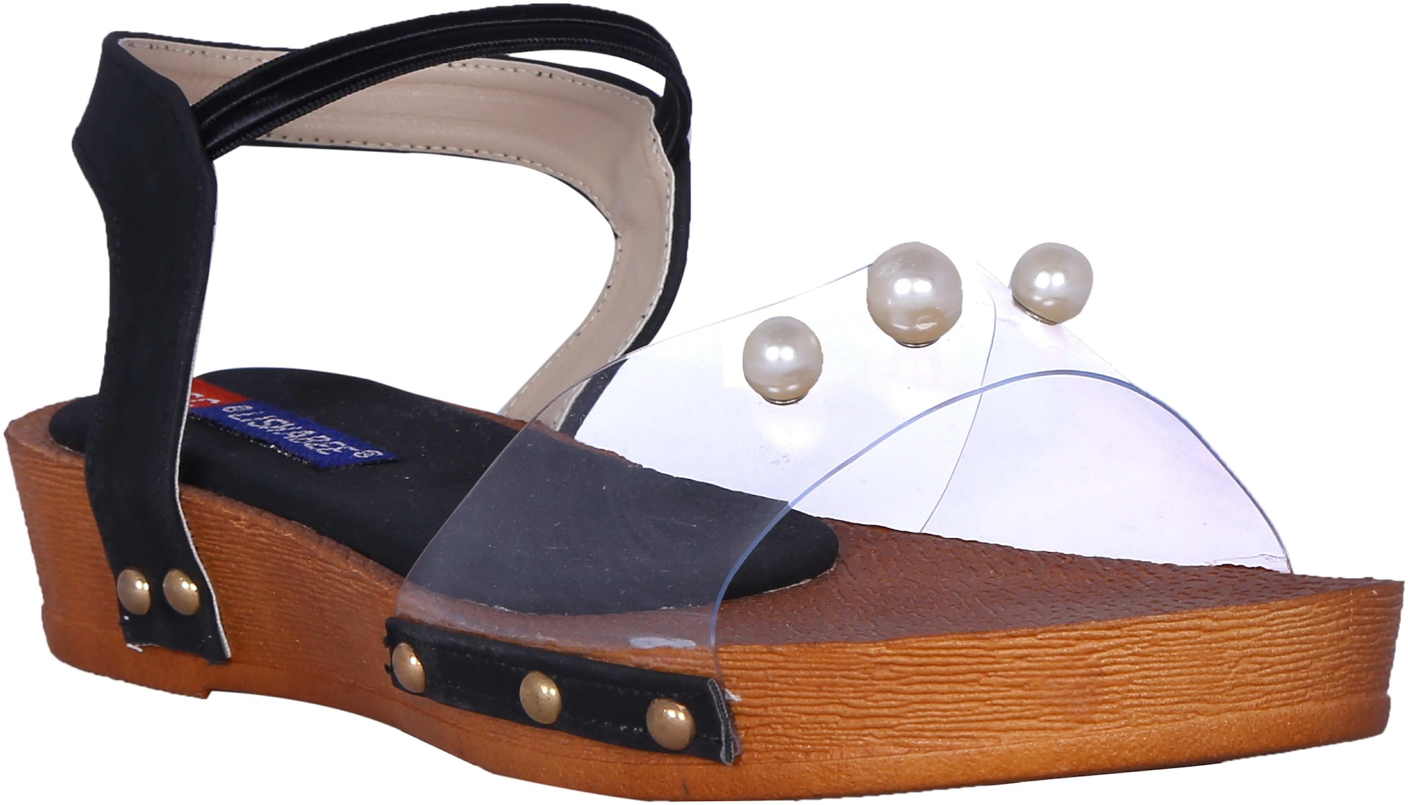 

MSC Women Black Heeled Sandals