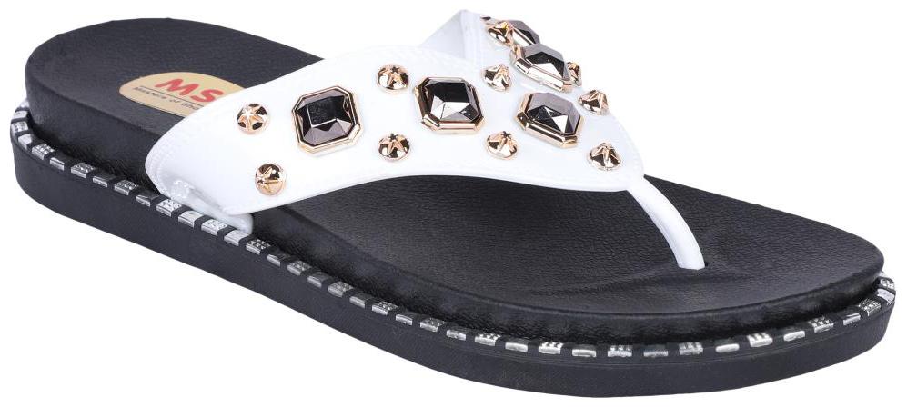 

MSC Women EVA Flat White Slippers