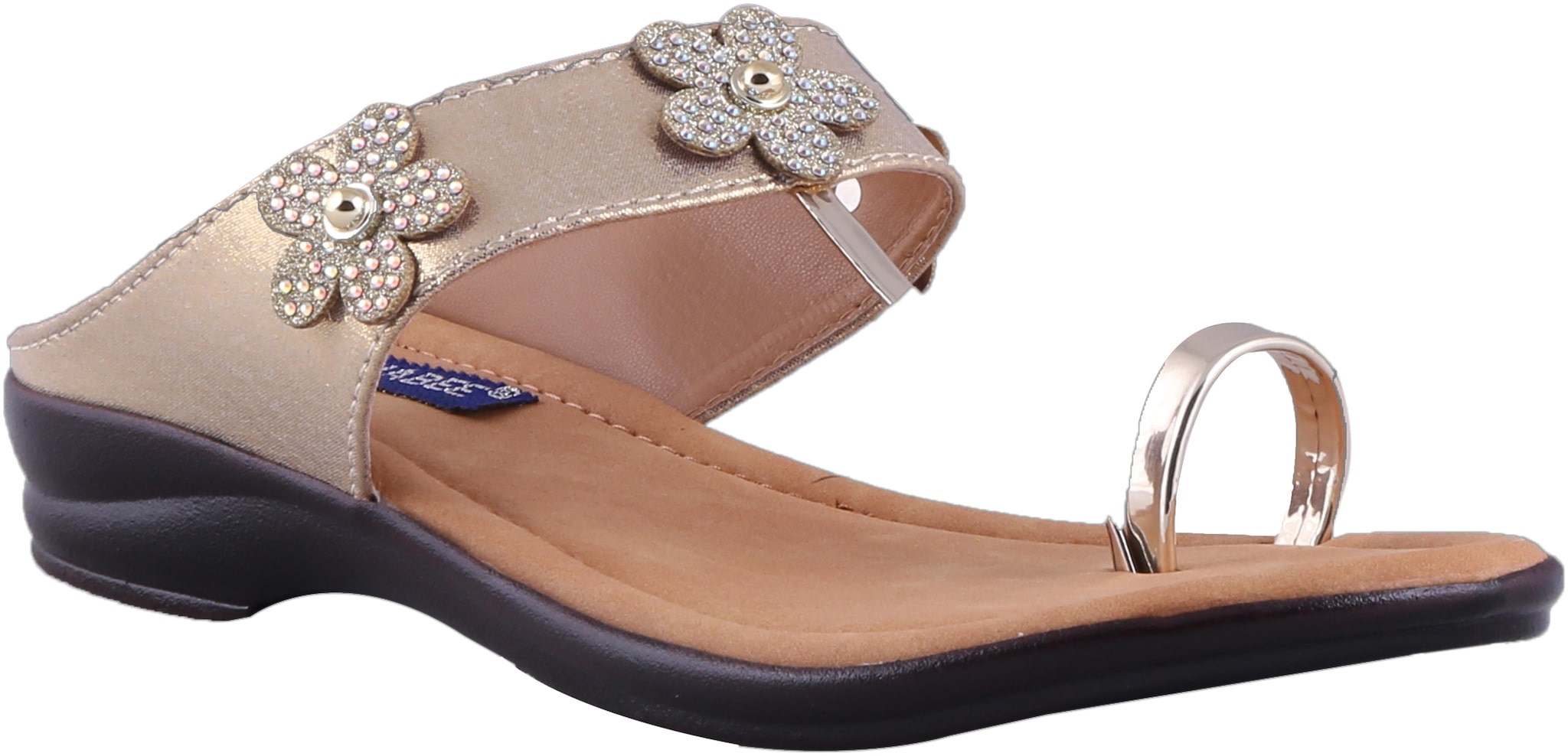 

MSC Women Gold One Toe Flats