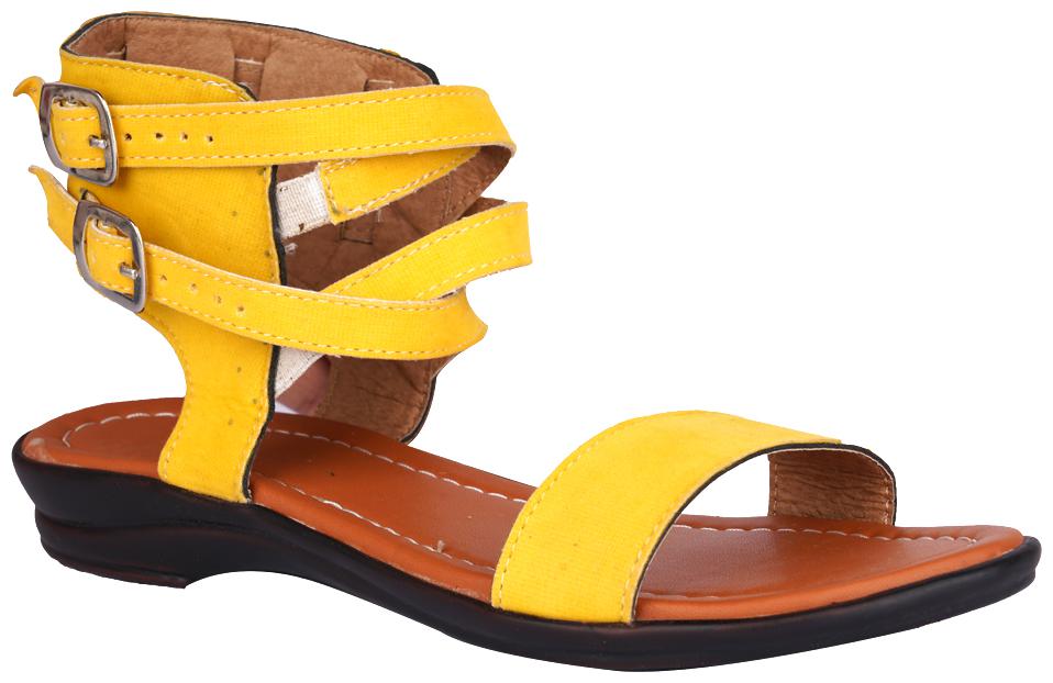

MSC Women Yellow Sandals