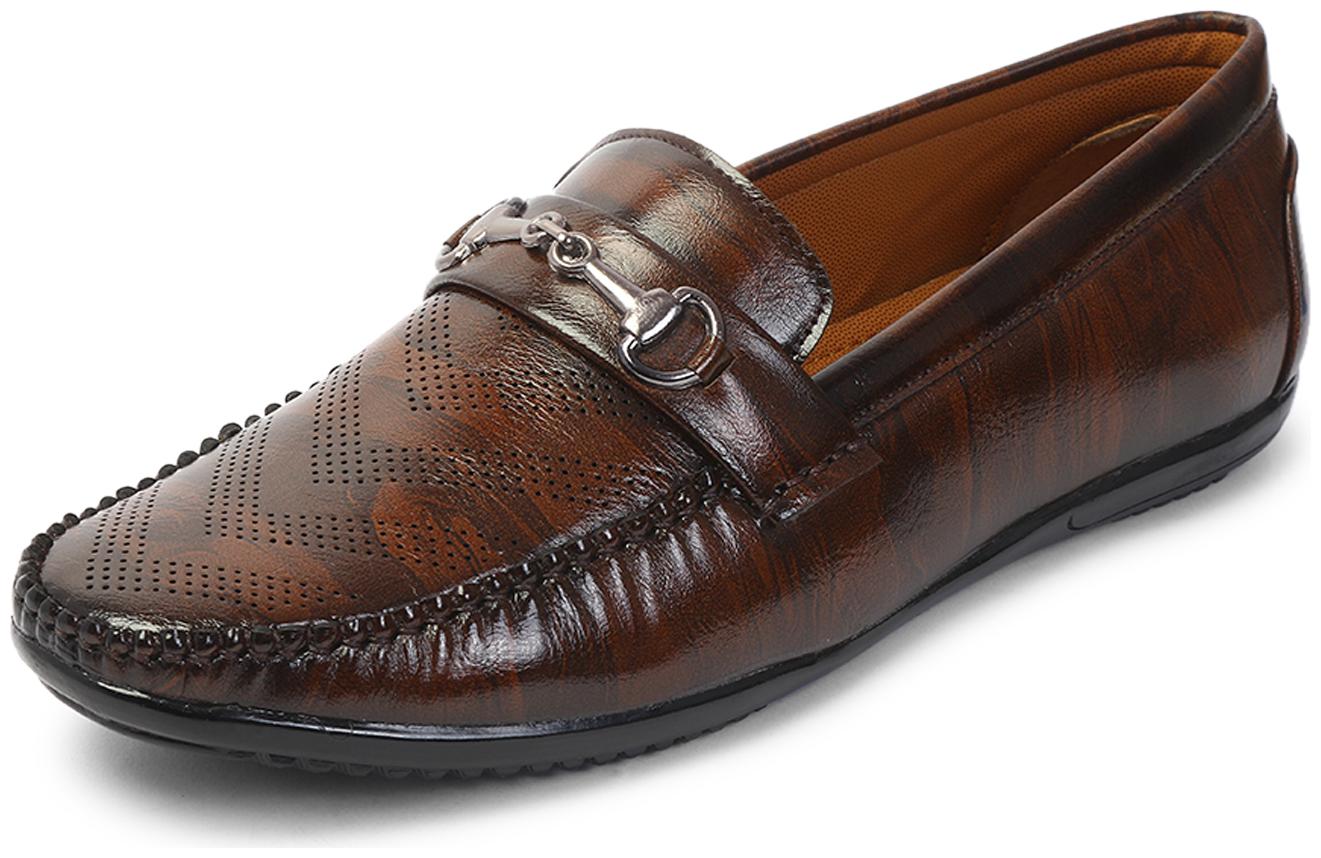 

MUTAQINOTI Men Brown Loafers