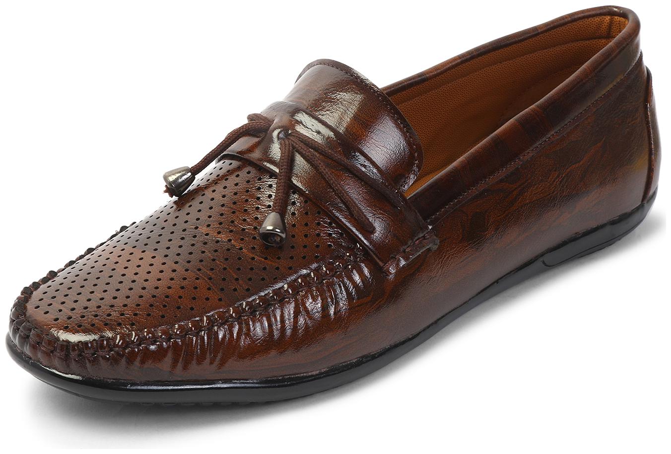 

MUTAQINOTI Men Brown Loafers