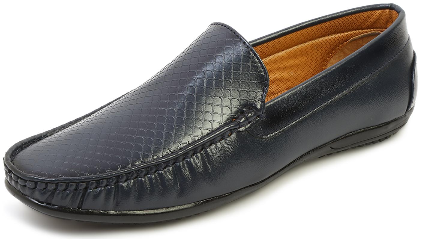 

MUTAQINOTI Men Blue Loafers