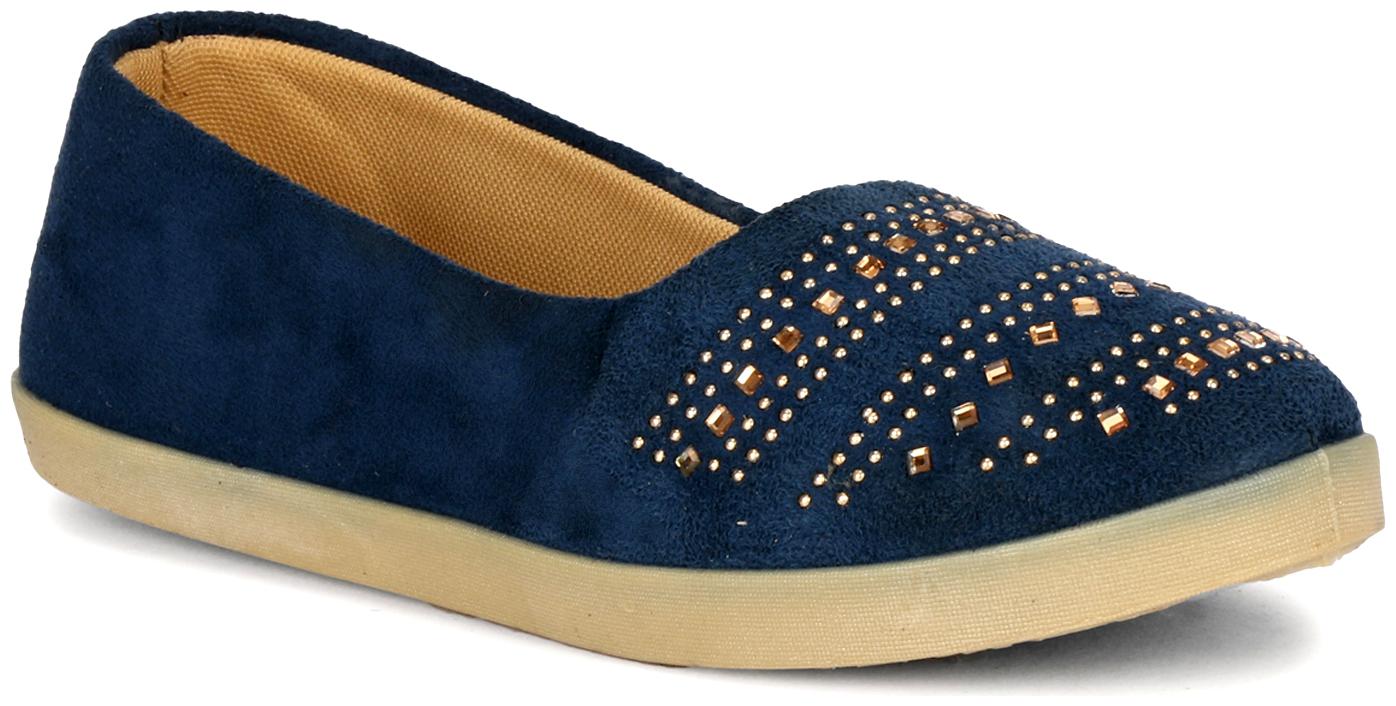 

Namchee Women Blue Slip-On Shoes