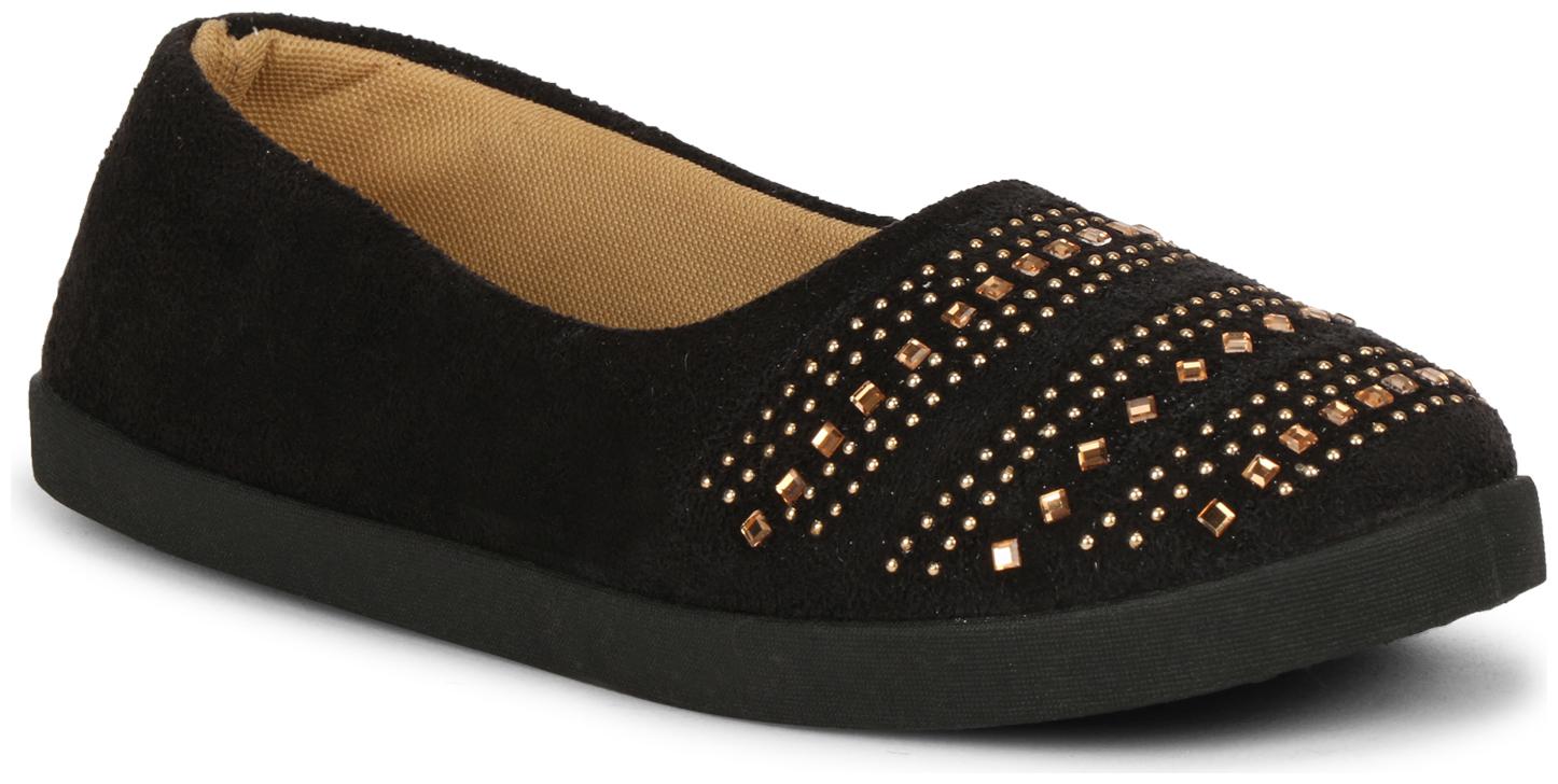 

Namchee Women Black Slip-On Shoes