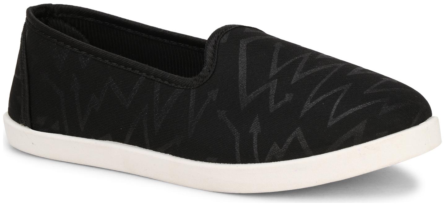 

Namchee Women Black Slip-On Shoes