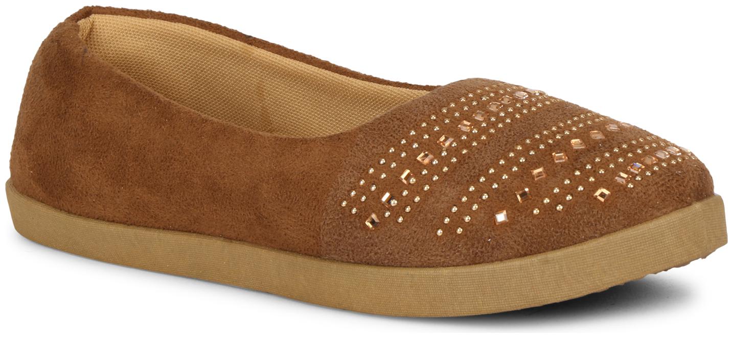 

Namchee Women Tan Slip-On Shoes
