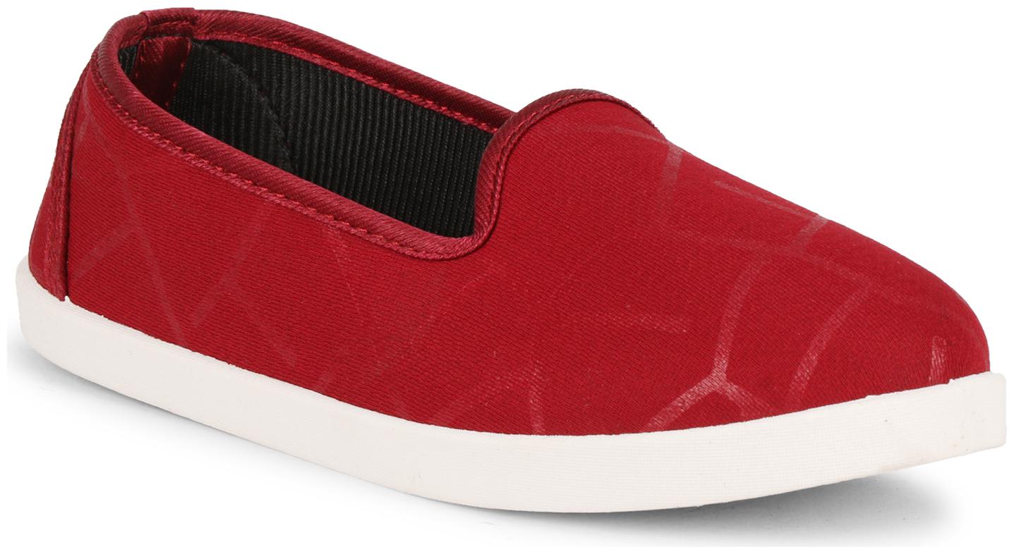 

Namchee Women Red Slip-On Shoes