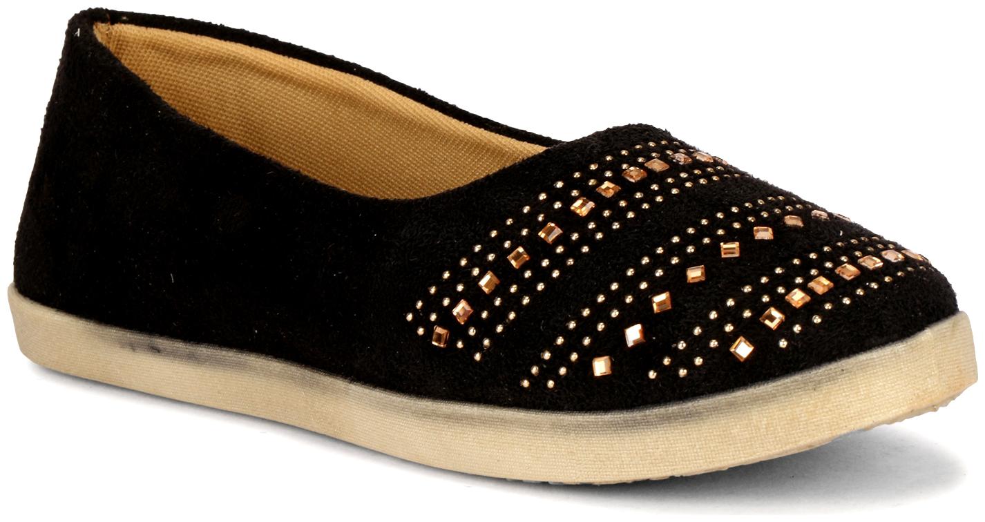 

Namchee Women Black Slip-On Shoes