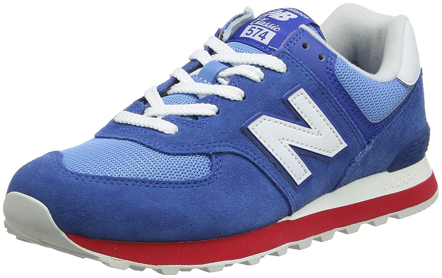 

New Balance Men 574 Running Shoes ( Blue )