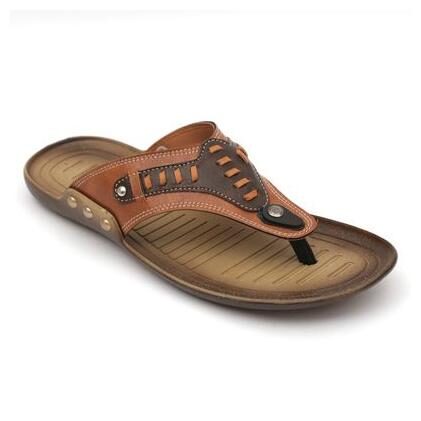 Nexa Shot Designer Tan Slippers