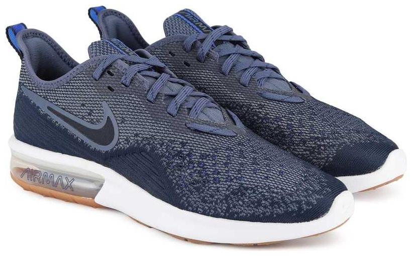 

Nike Men AIR MAX SEQUENT 4 Running Shoes ( Blue )