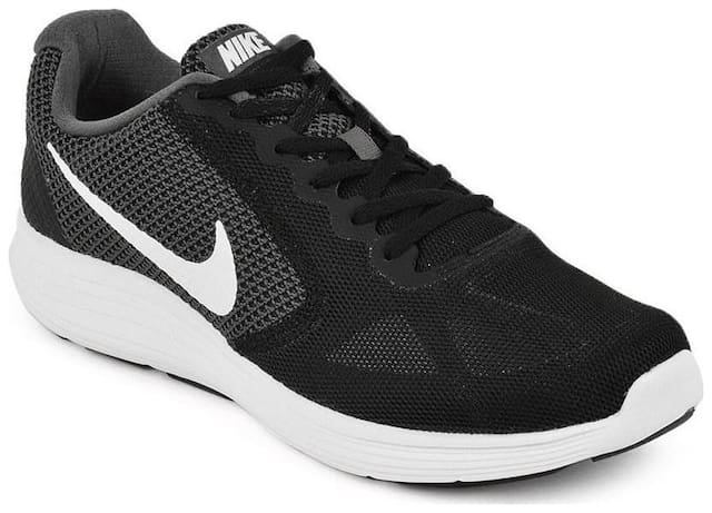 Nike Men's Revolution 3 Black Running Shoes