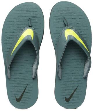 Nike Men Green Chroma Thong 5 Flip-Flops