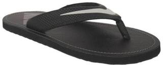 Nike Men's Chroma Thong 4 Black and Silver Hawaii Thong Slipper