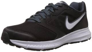 Nike Men's Downshifter 6 MSL Black, White, Dark Magnet Grey Mesh Running Shoes