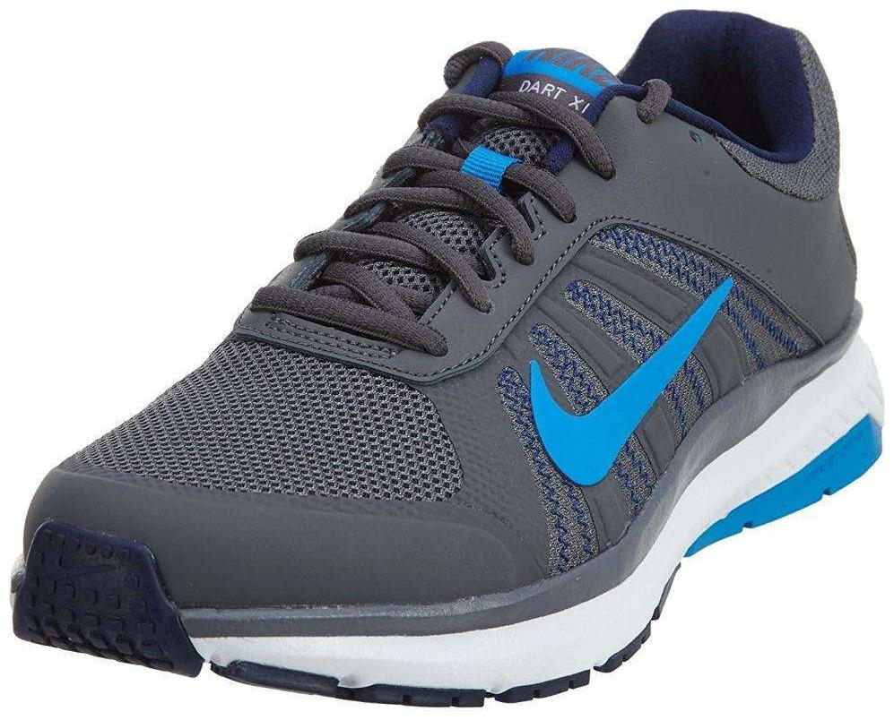 nike men grey dart 12 msl running shoes