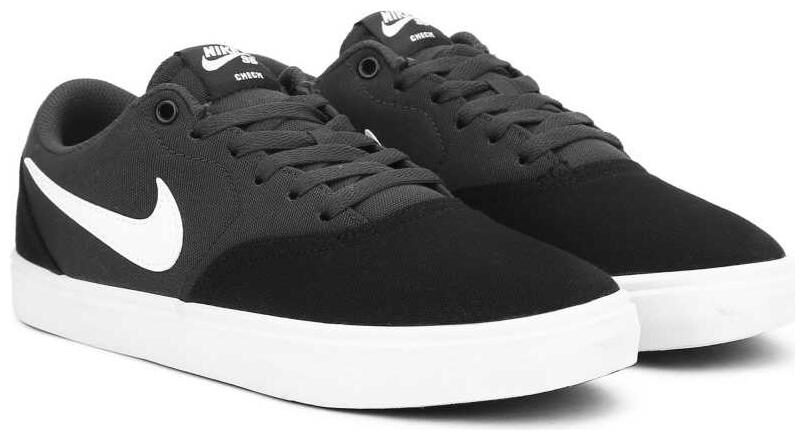 

Nike SB CHECK SOLAR CNVS Men Black Classic Sneakers - 843896023