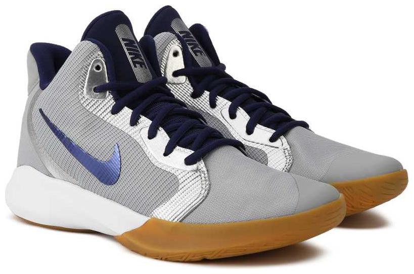 

Nike Unisex NIKE PRECISION III Basketball Shoes ( Grey )