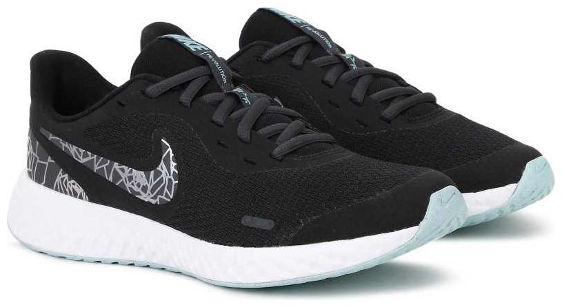 

Nike Women Lace Running Shoes ( Black )