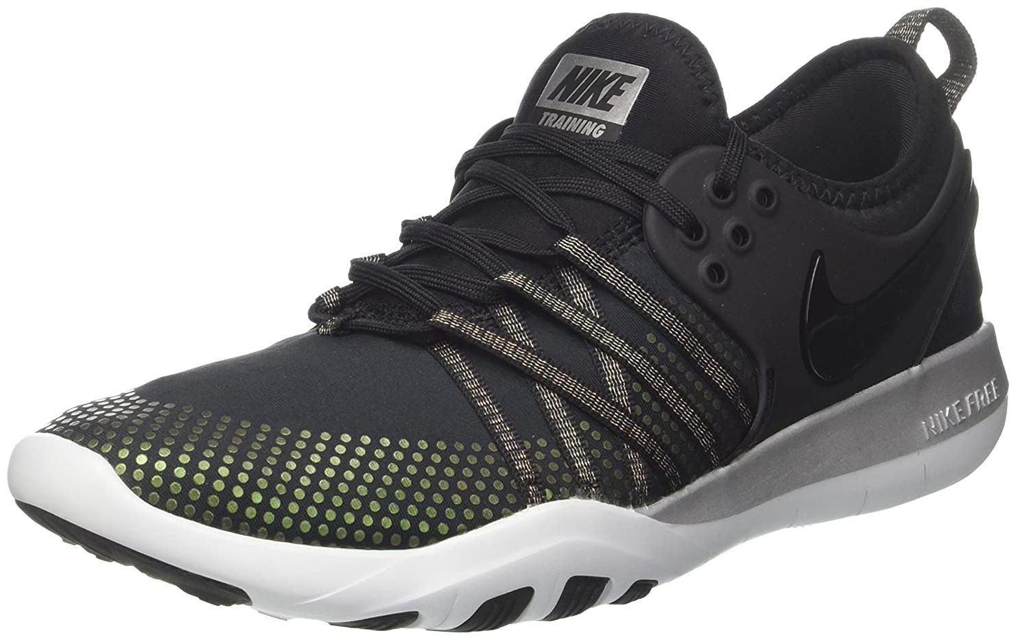 

Nike Women Free TR 7 MTLC Multisport Training Gym Shoes ( Black )
