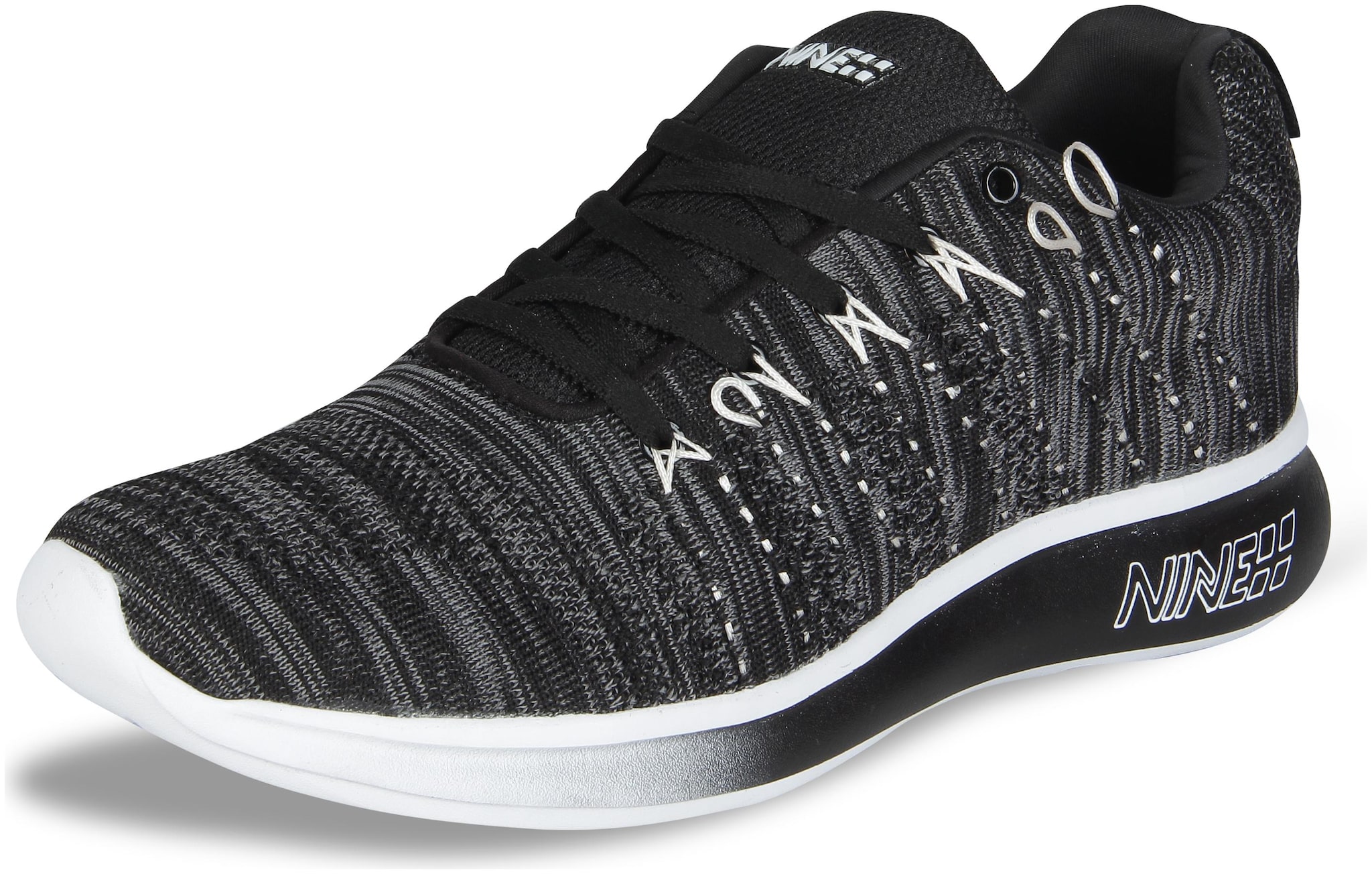

NINE PLUS Men Nineplus Hover Running Shoes ( Black )