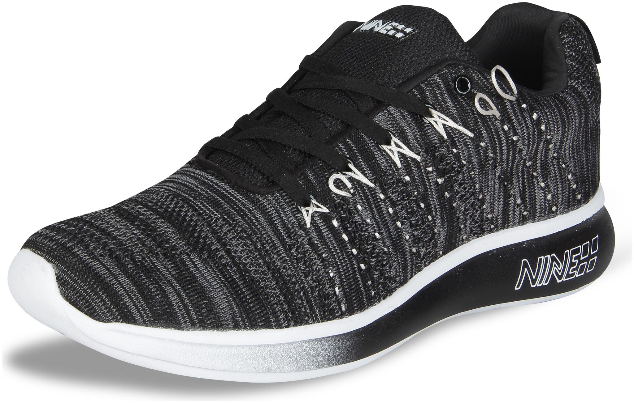 

NINE PLUS Men Nineplus Hover Running Shoes ( Black )