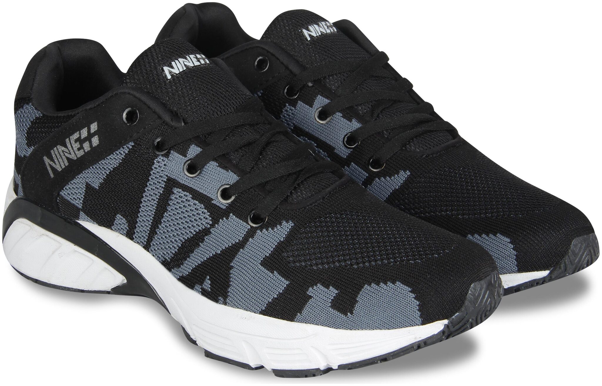 

NINE PLUS Men Nineplus Force Running Shoes ( Grey )