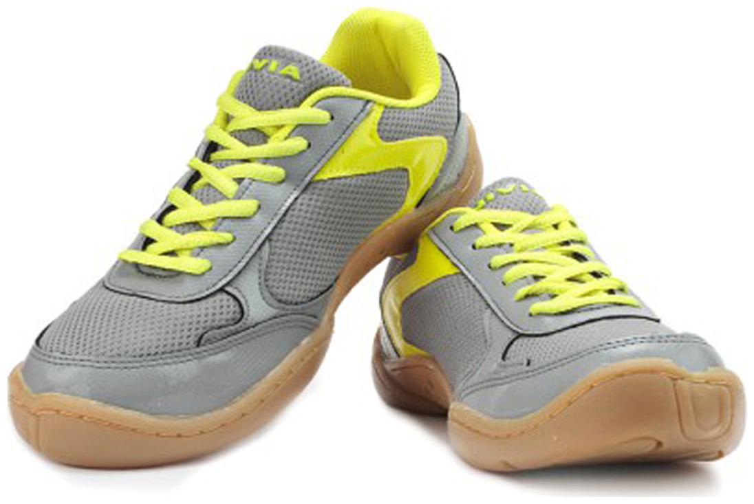 

Nivia Men Non Marking Badminton Squash Shoes (Grey)