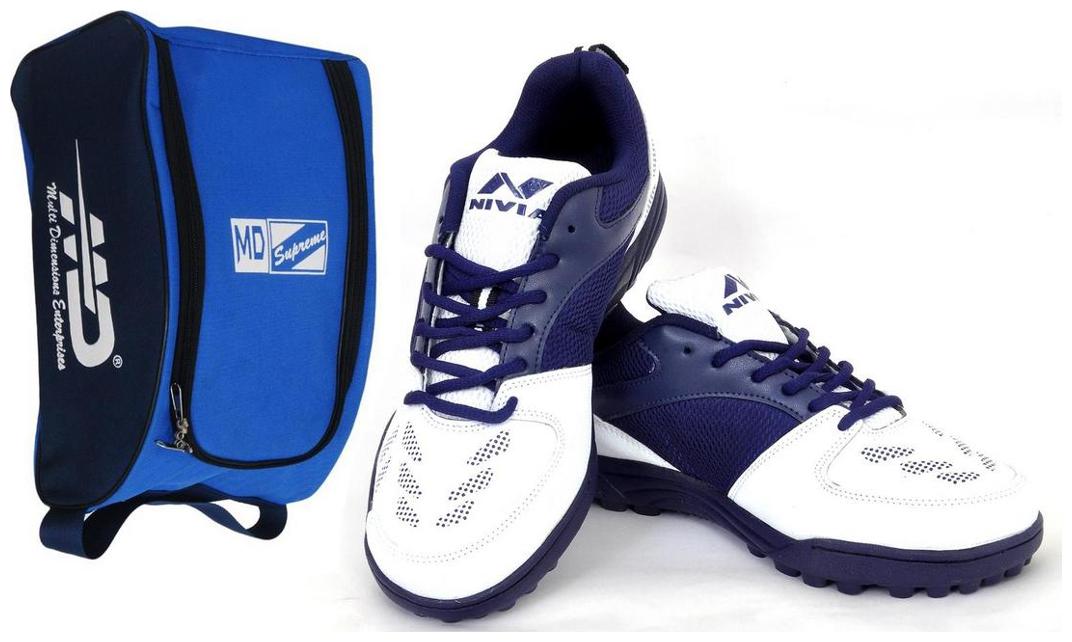 

Nivia Men Non Marking Badminton Squash Shoes (White)