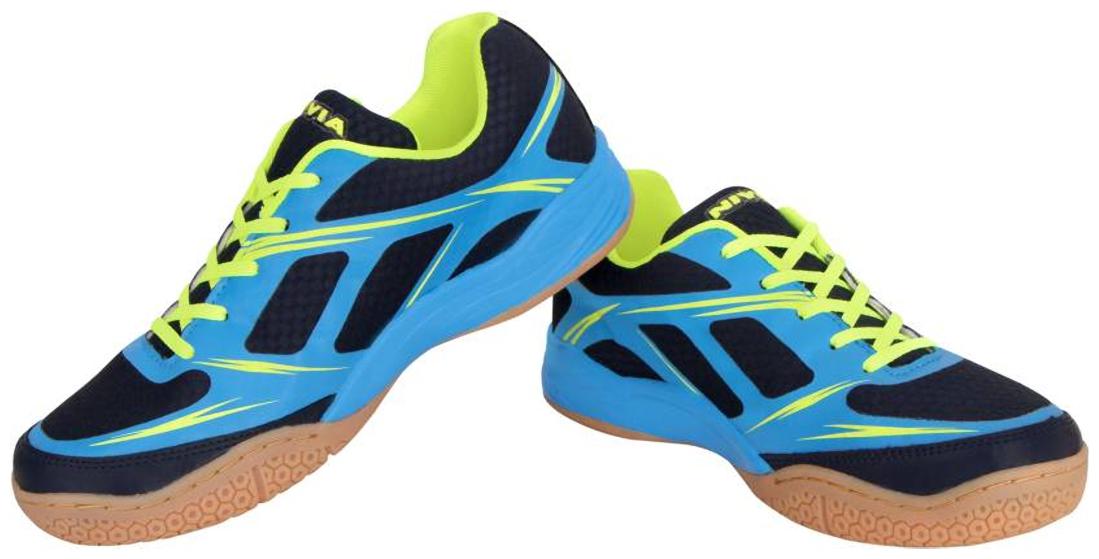 

Nivia Men Non Marking Badminton Squash Shoes (Blue)