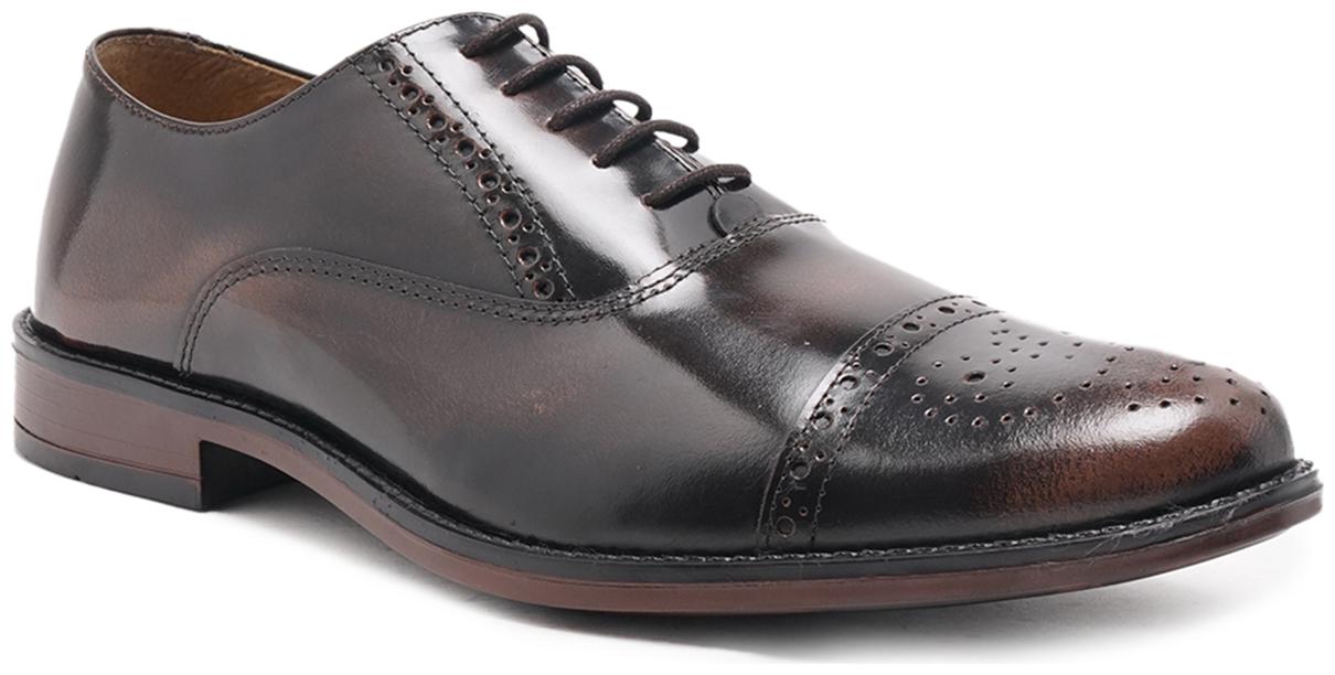 

NOBLE CURVE Men Brown Oxford Formal Shoes - NC-AW20002