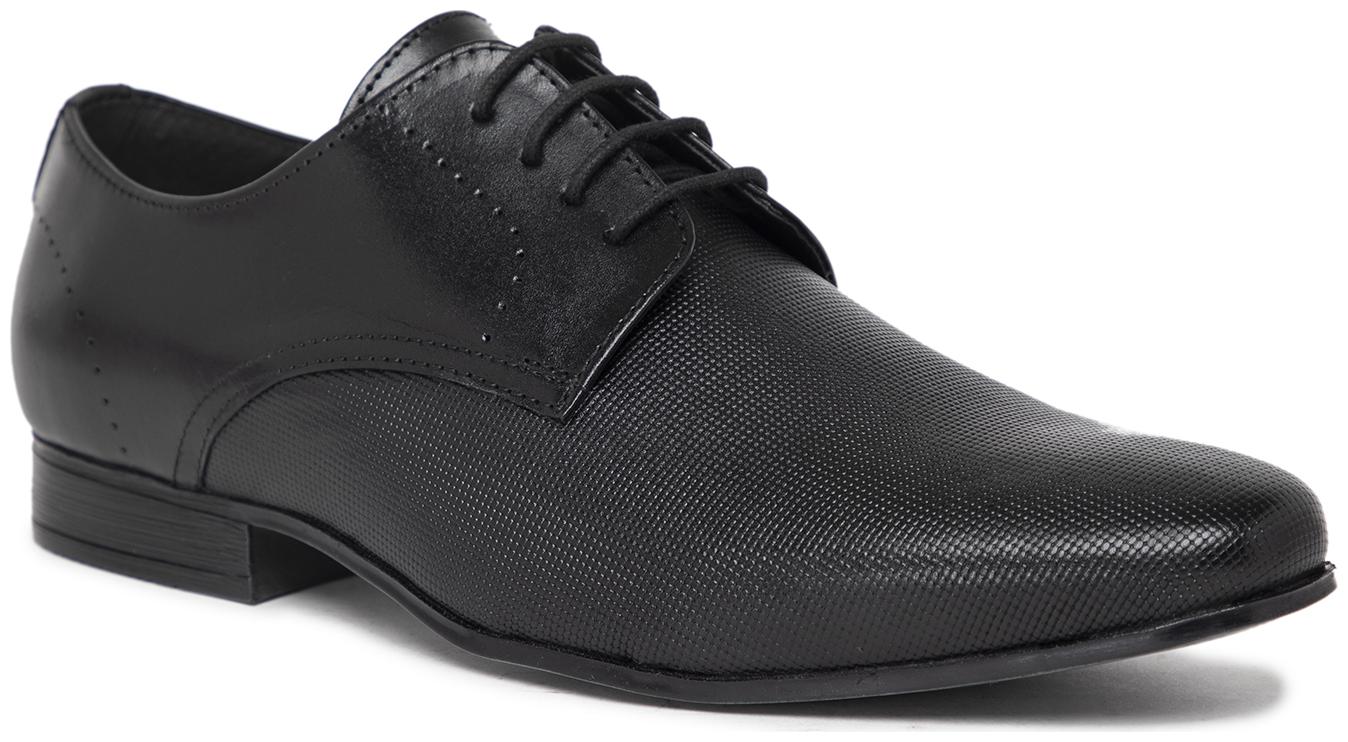 

NOBLE CURVE Men Black Derby Formal Shoes