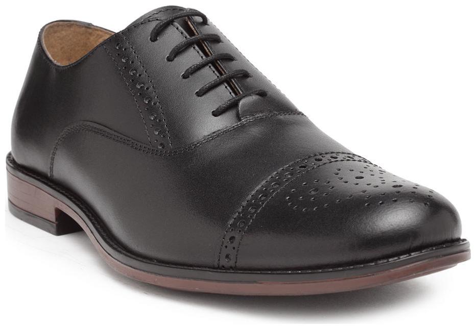 

Noble CurveLeather Oxford Shoes with Brogues Detaling
