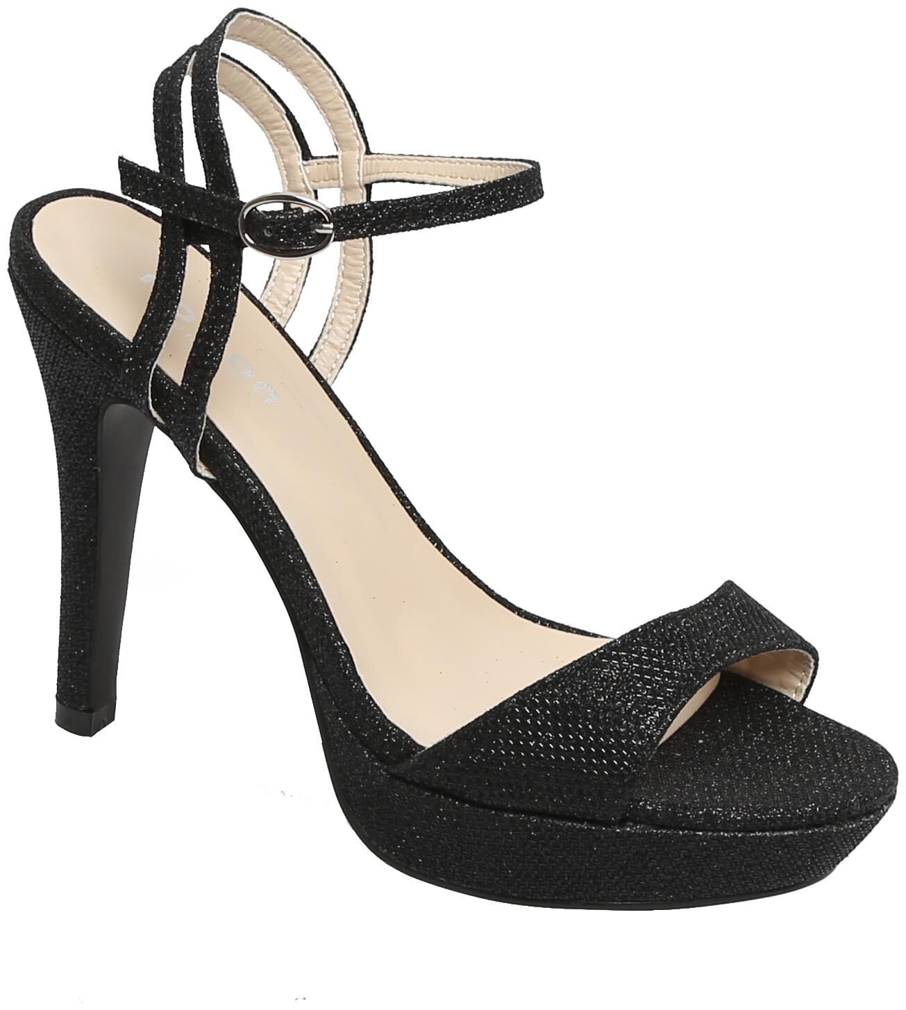 

NOTION LONDON Women Black Heeled Gladiators