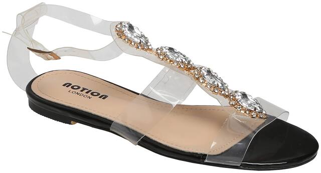 NOTION LONDON Sandals For Women ( Black )