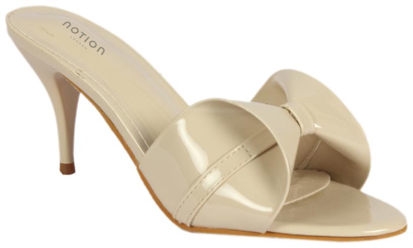 

NOTION LONDON Women Beige Heeled Sandals