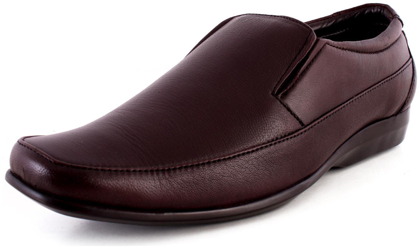 

Numero Uno Men Brown Slip-On Formal Shoes
