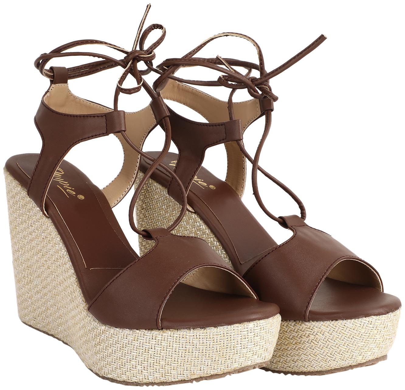 

Nupie Women Brown Wedges
