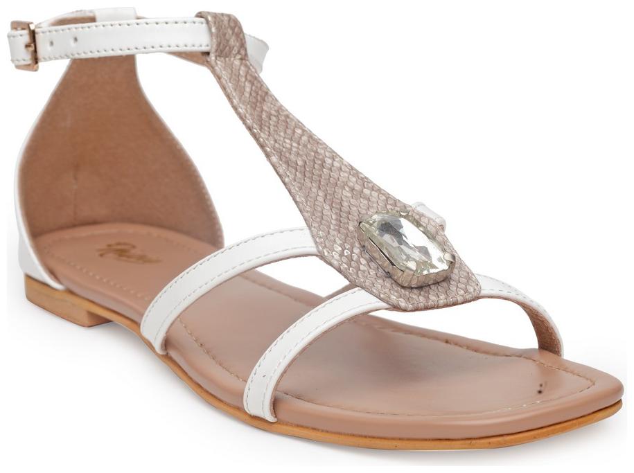 

Nupie Women Flat sandal with back strap