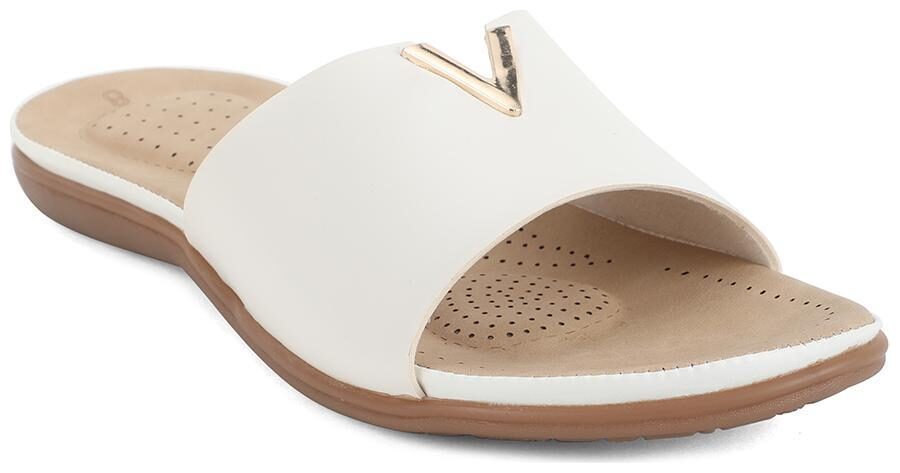 

Nupie Women White Slippers -
