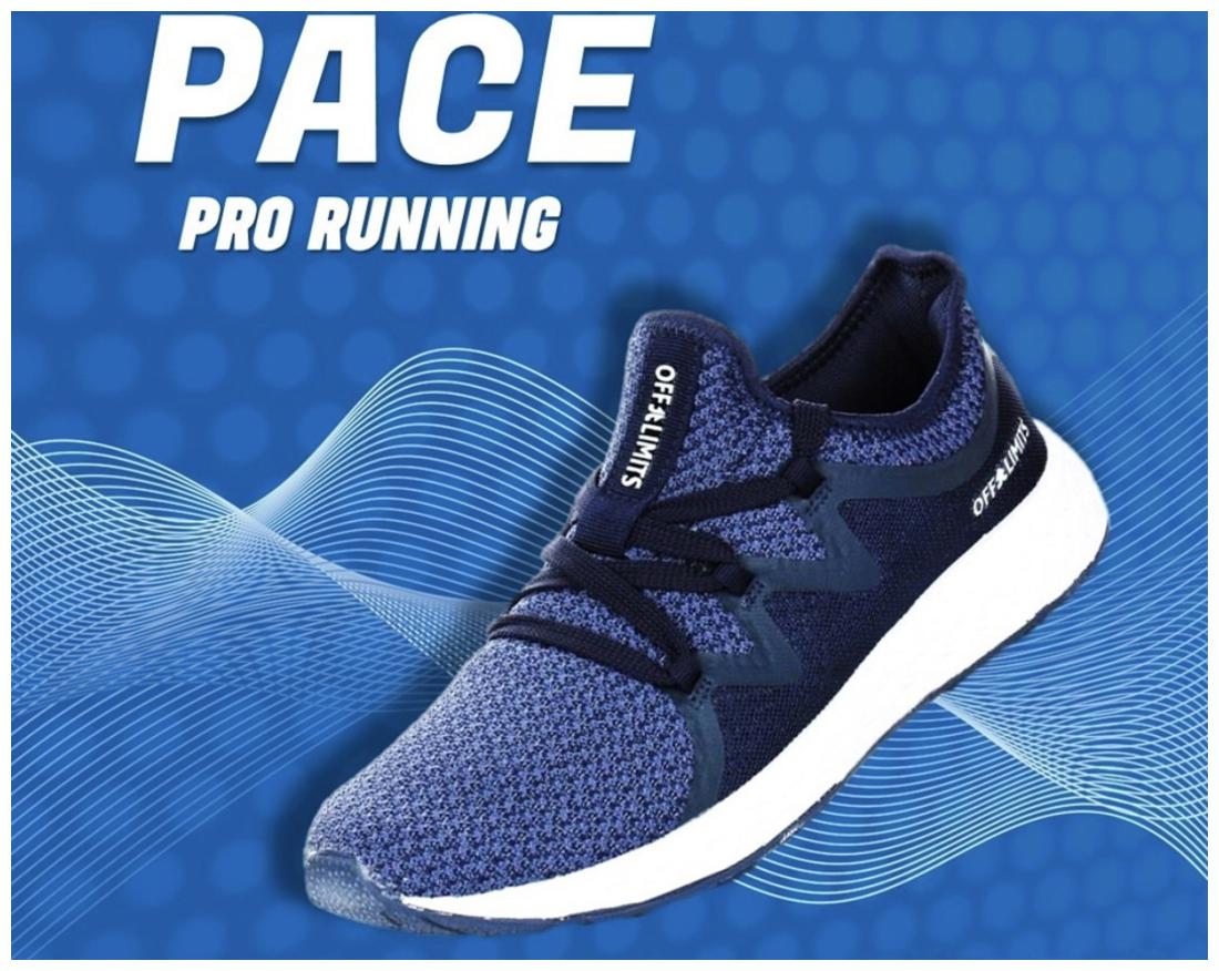 

Off Limits Men Pace Running Shoes ( Blue )