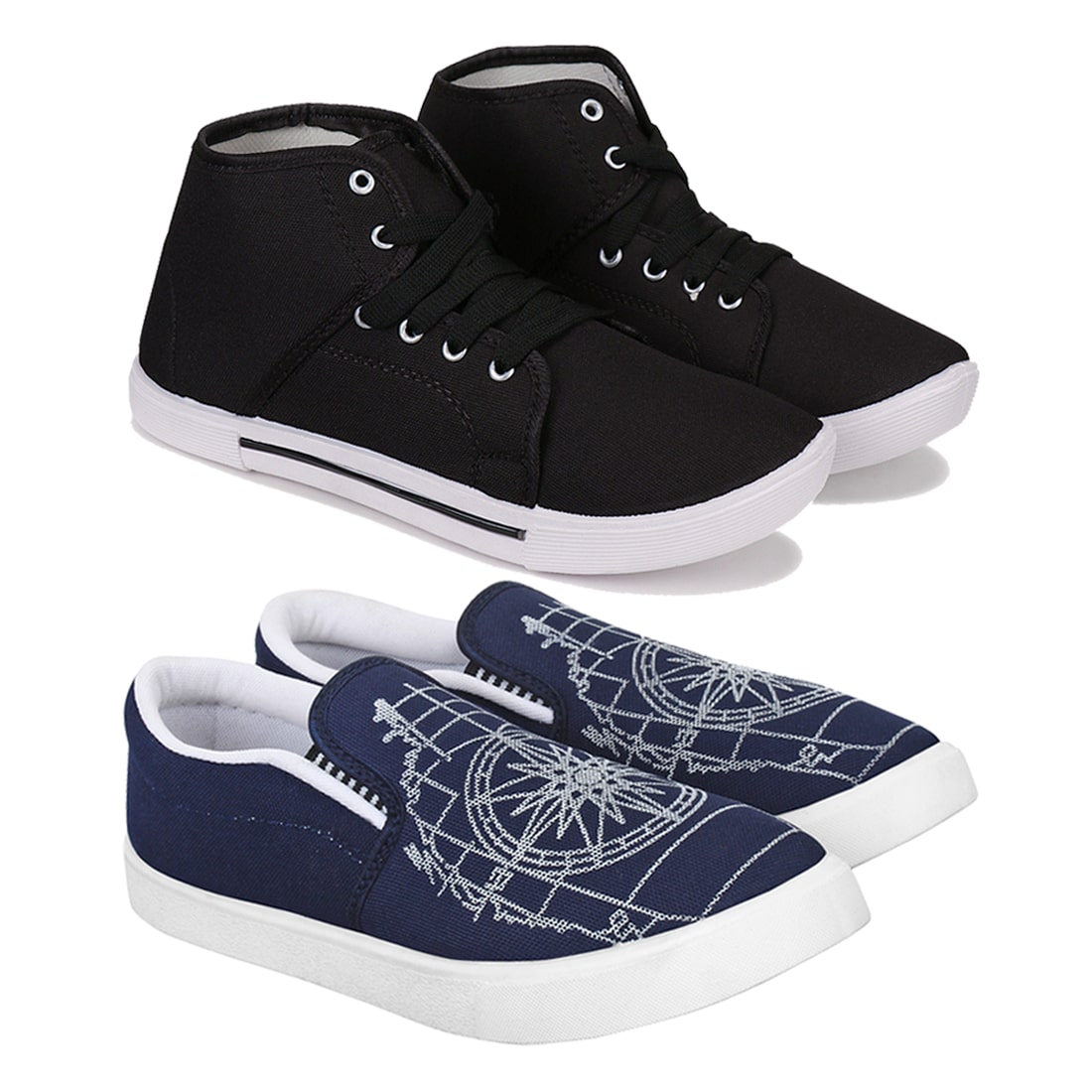 

Oricum Latest Stylish Casual sneakers Loafer shoe for men pack of 2-combo-303-461