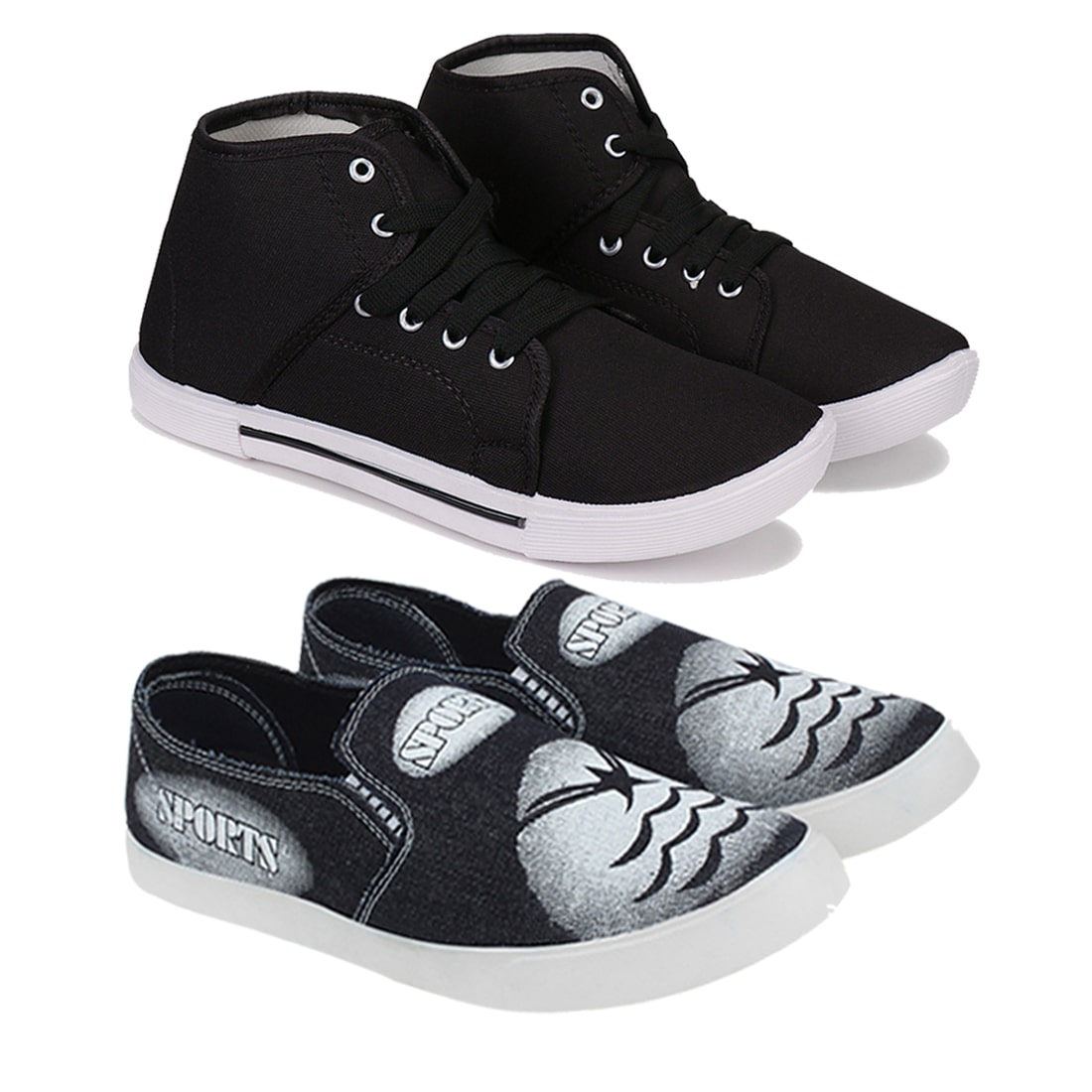 

Oricum Latest Stylish Casual sneakers Loafer shoe for men pack of 2-combo-303-691