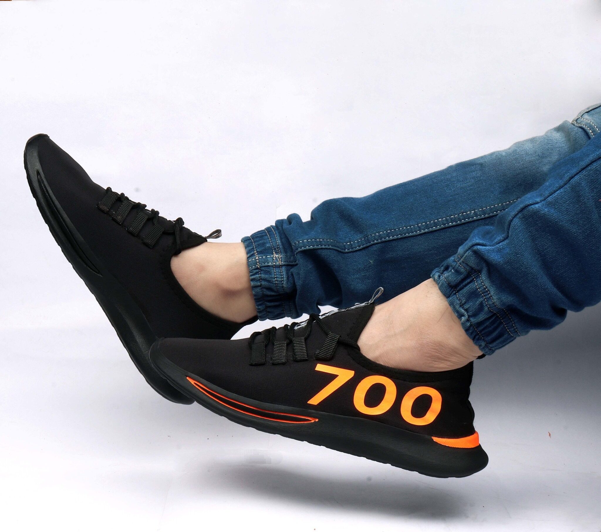 

Ovexa Eltra Lite Black Trendy Casual Shoe For Boys Men