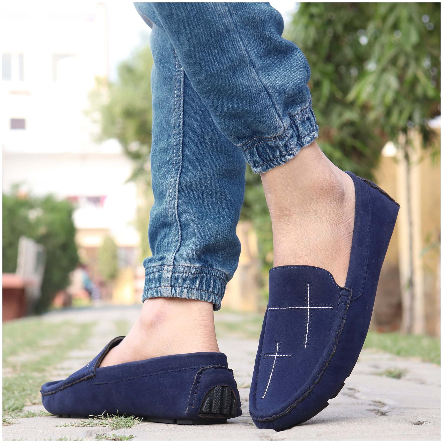 

Ovexa Men Blue Loafers - DRIVING LOAFER