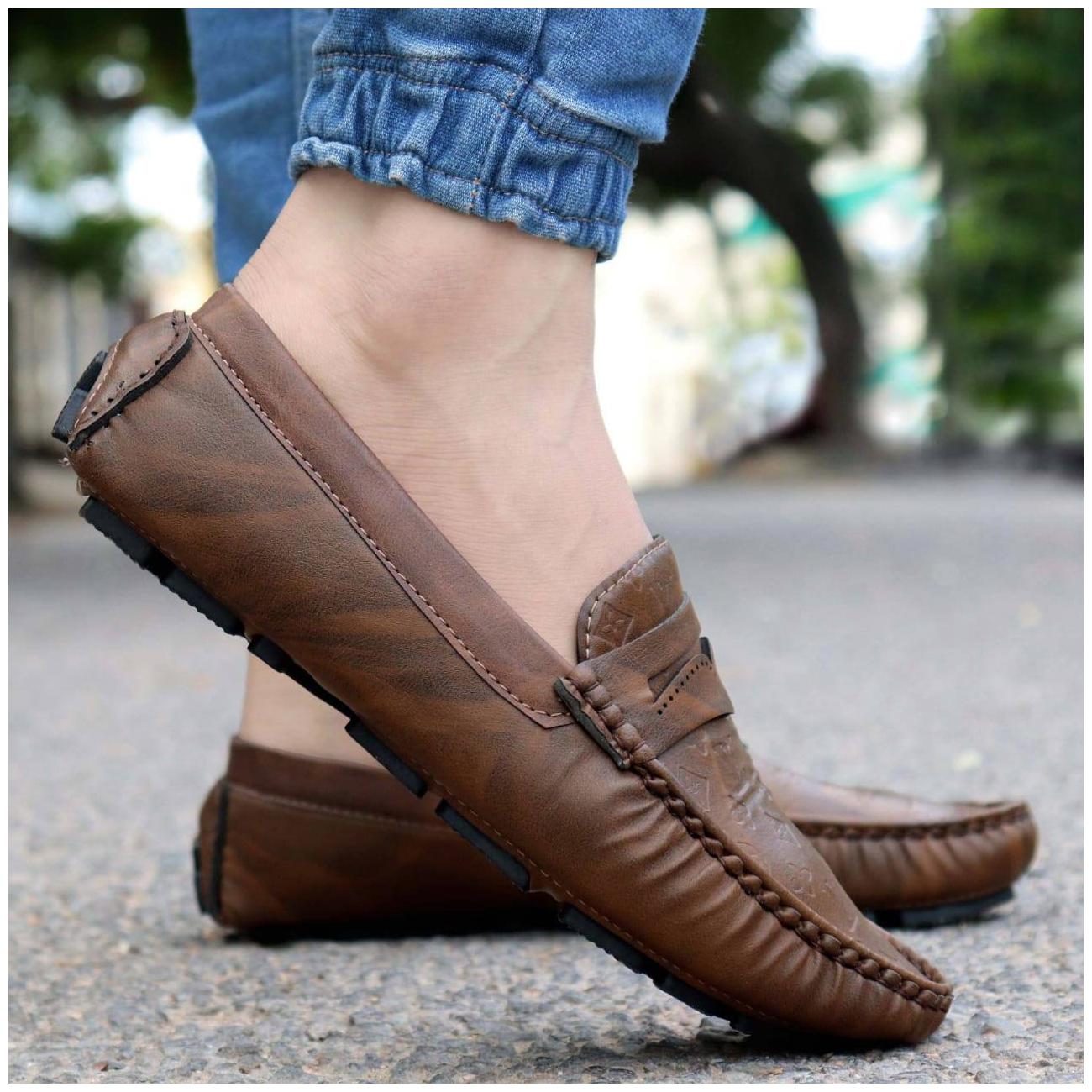 

Ovexa Men Brown Loafers