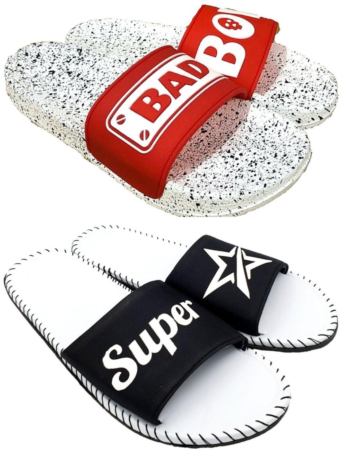 

Pampy Angel Combo Pack of Slipper Flip Flops for Men Red White