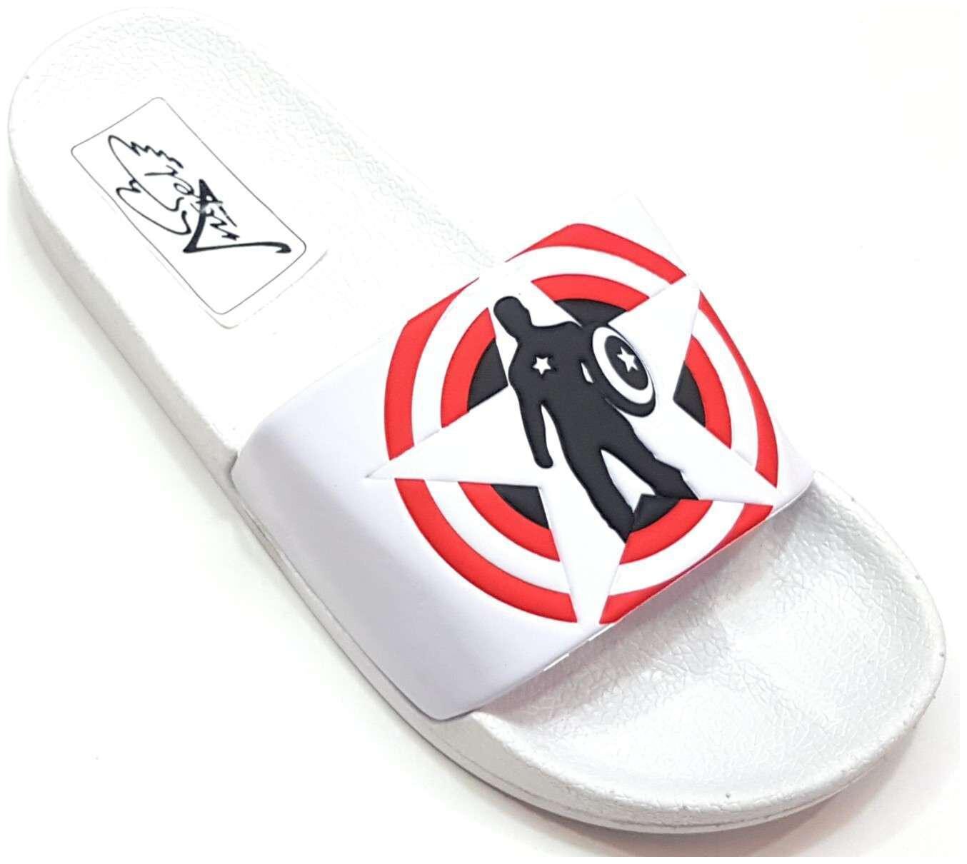 

Pampys Angel Men White Sliders
